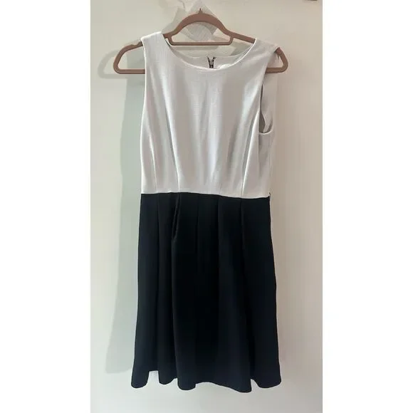 kate spade | Dresses | Kate Spade Black Skater Fit Flare Knee Length Dress  M 00 | Poshmark